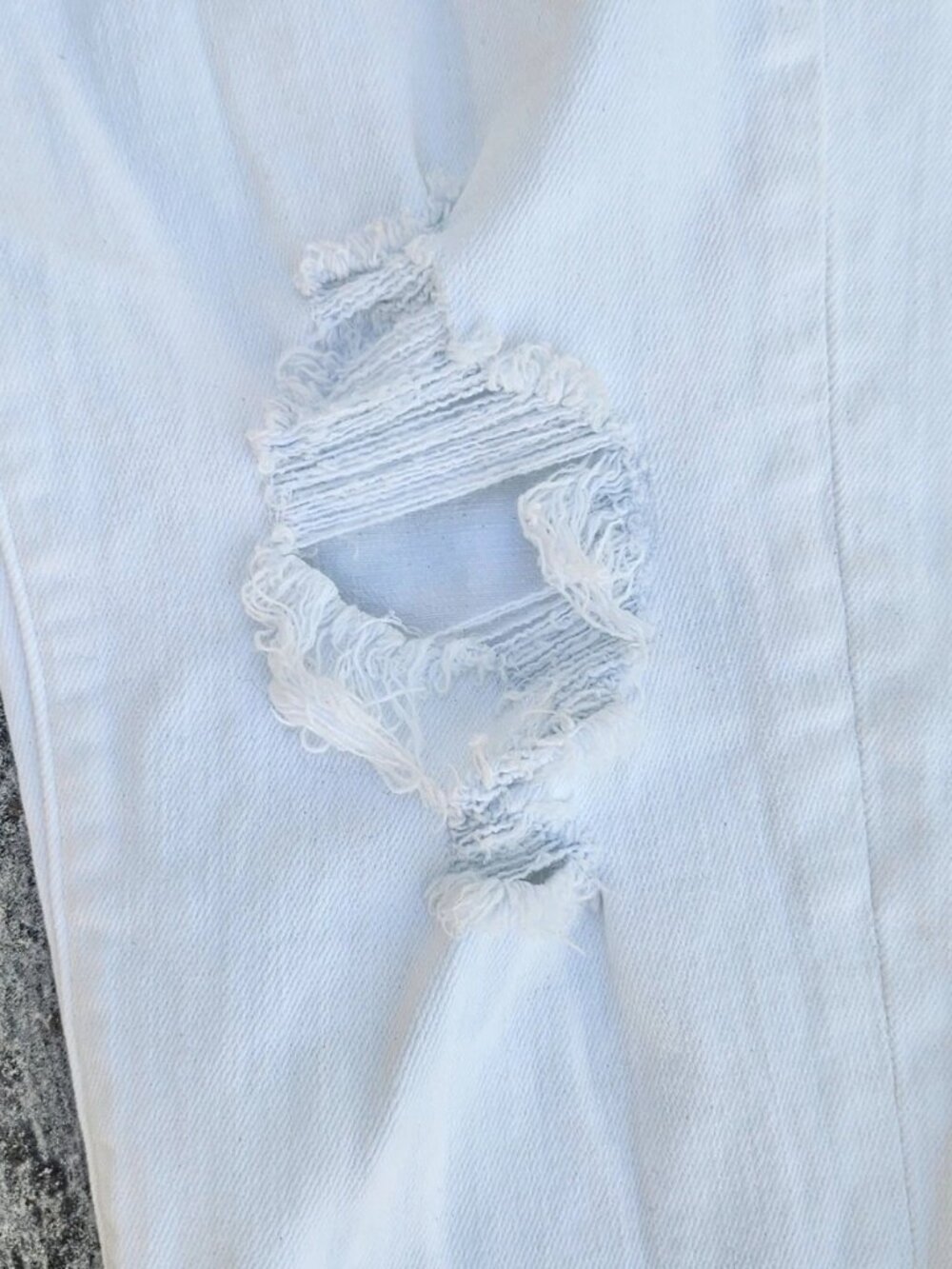 Abercrombie & Fitch Women Jeans White Denim Athletic Skinny Stretch Size 28W 30L - Picture 9 of 13